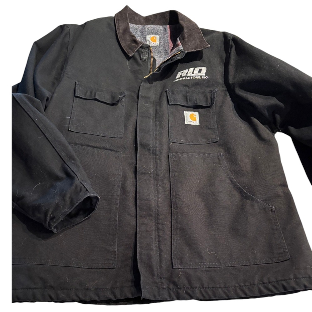 Carhartt Vintage‎ Jacket Coat Duck Canvas Blanket Lined Mens  sz XL Made in USA